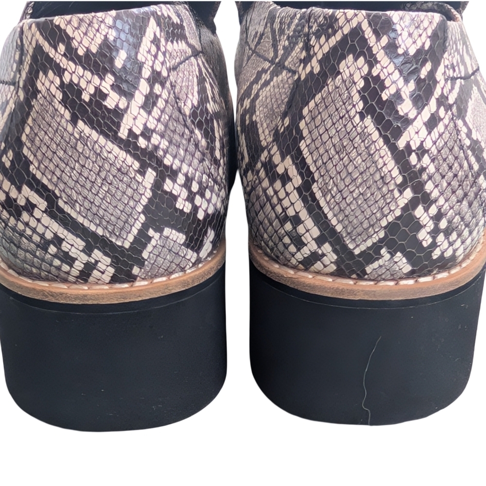 VINCE Zeta Snake Print Platform Loafers Size 9.5 - Like NEW! - Picture 7 of 10